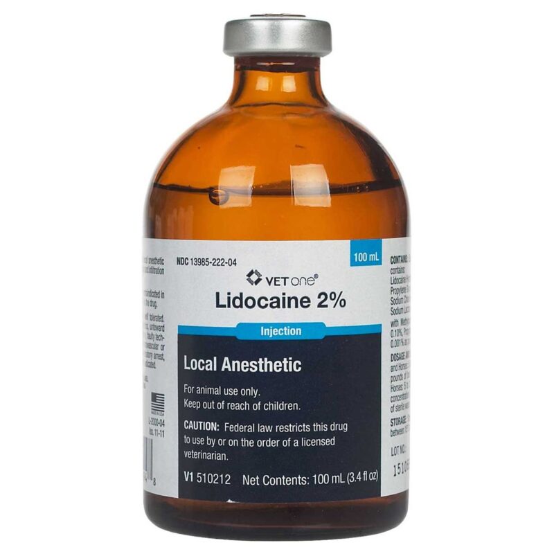 Lidocaine 2% for Animal Use