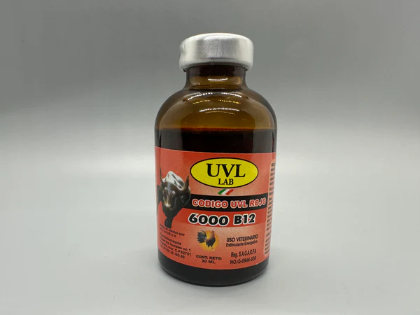 Codigo uvl Rojo 6000 B12 30ml